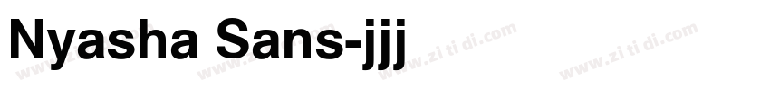 Nyasha Sans字体转换